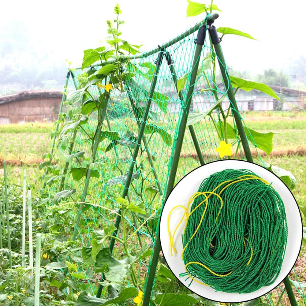 

Іпомея посадка виноградної лози рослина дині нейлоновий тримач для вирощування шпалерна сітка для скелелазіння сітка садовий інструмент 0.9m x 1.8m
