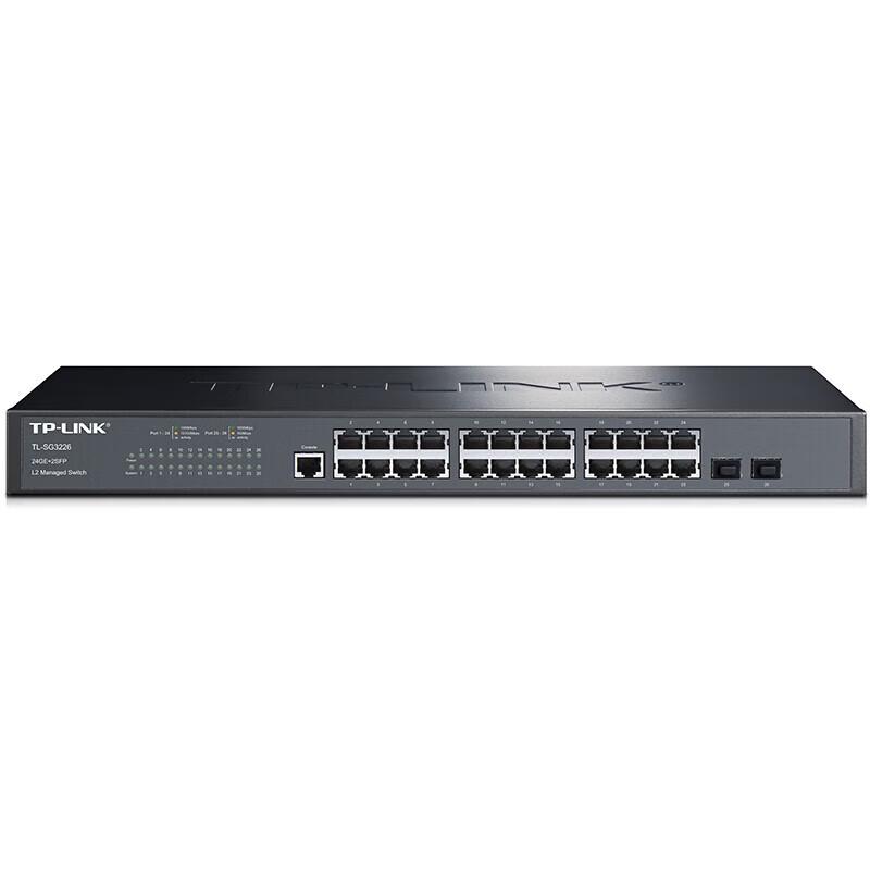 TP-LINK TL-SG3226 26-Port Full Gigabit Layer 2 Managed Enterprise Switch