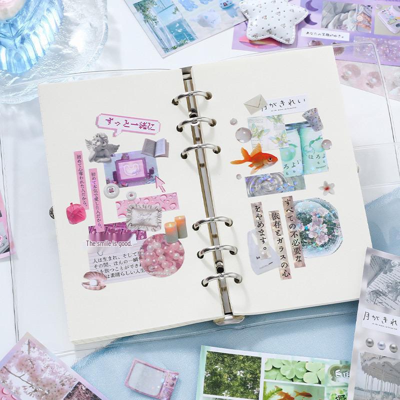 Dreamcore Series: Creative Japanese Die-cut Sticker Book for DIY Journal Decorations