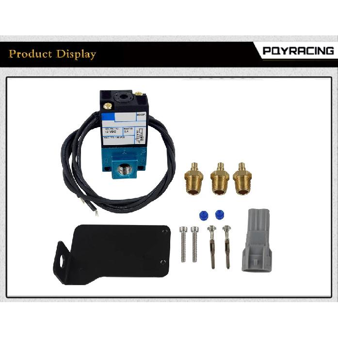 LIZHI - Elektronisches Turbo-Boost-Steuer-Magnetventil mit Stecker für 07+ Mitsubishi Evo X LZ-ECU04