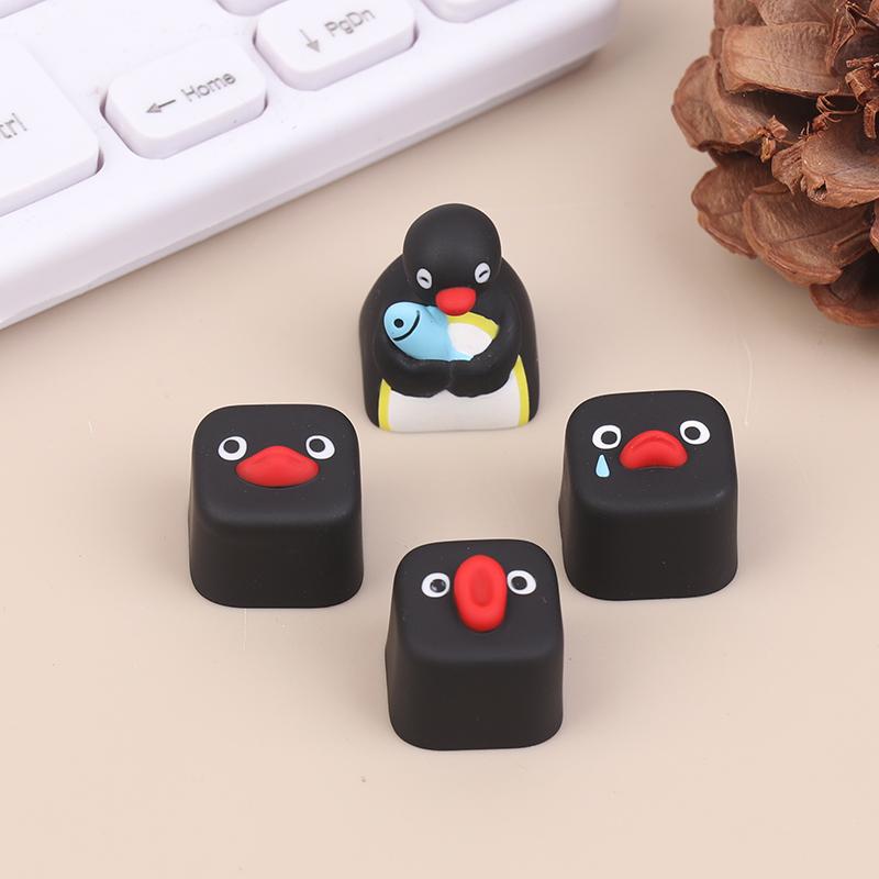 Anime-Serie Pinguin Personalisierte Kreative Harz Mechanische Tastatur Dekorative Esc-Tastenkappe Geschenk