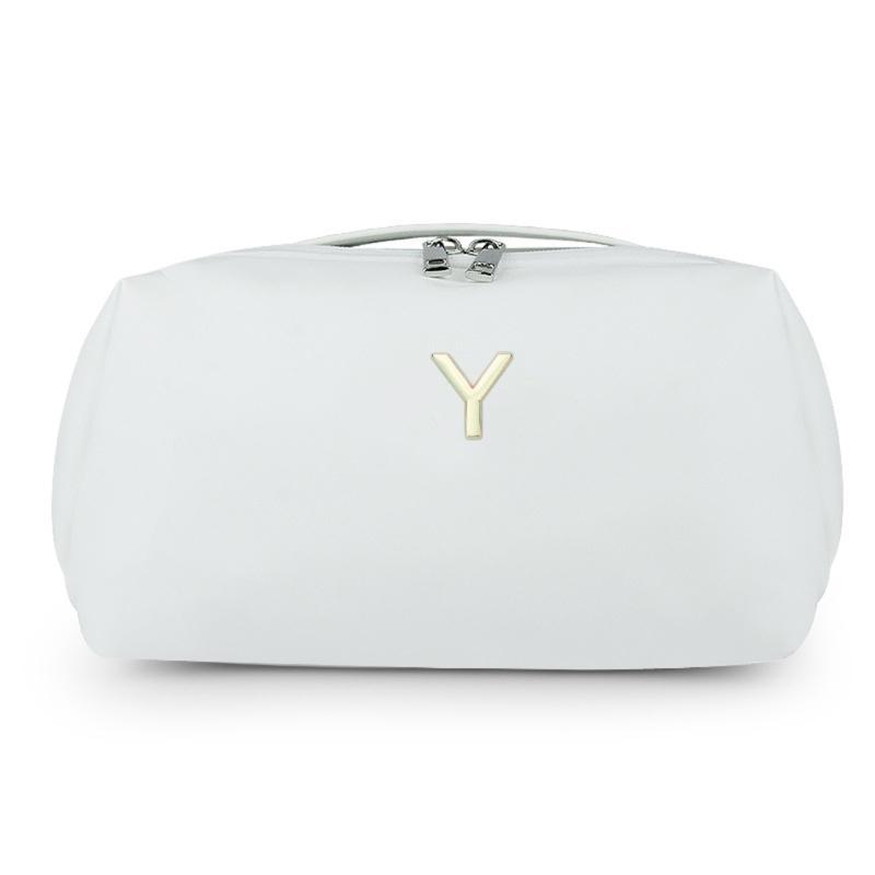 PU Waterproof Cosmetic Bag with High Capacity Multiple Compartments Spacious Interior Toiletry