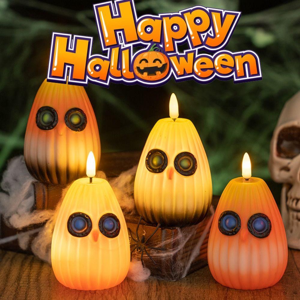 Funny LED Halloween Owl Night Light Small Creative Halloween Ornaments Cute Night Lights Bar Party Decor