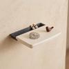 Plastic Floating Wall Mount Shelf Slide Open Display Rack with Drawer  Entryway