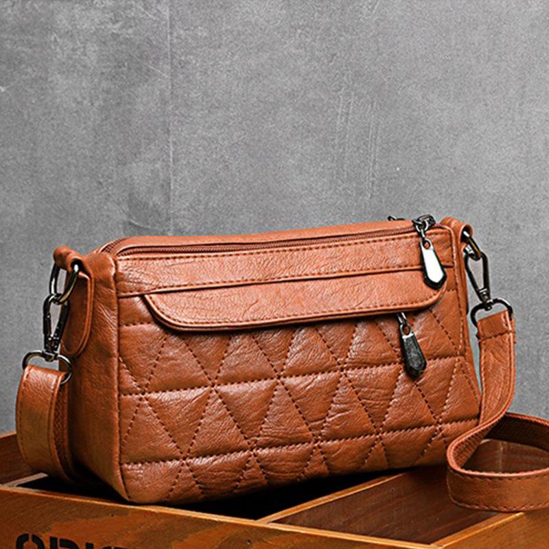 Geantă de umăr din piele PU pentru femei, textura, modă, doamne, geantă mică pătrată, femeie, geantă zilnică, geantă lată