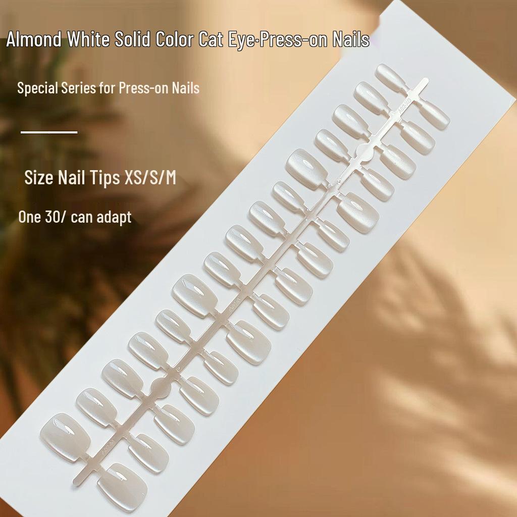 

Бусины из кошачьего глаза, высококачественные однотонные накладные ногти