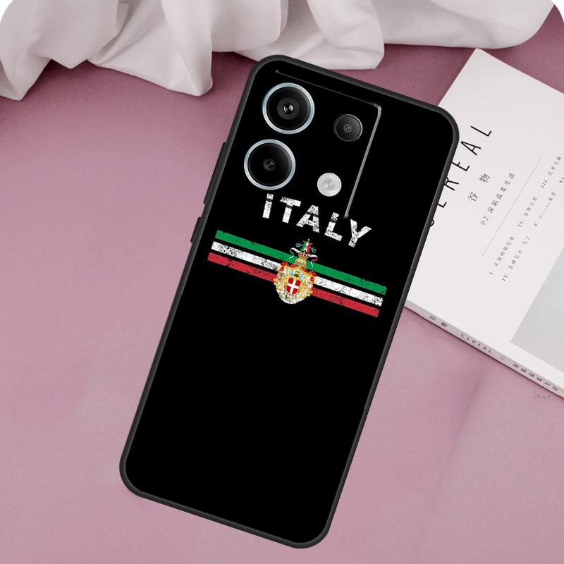 

Italy Flag Case For Xiaomi Redmi Note 13 14 12 11 10 9 15 Pro Plus Redmi 15 14C 10C 12C 13C 15C Cover Redmi 15C 5G
