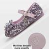 Girls' Fashionable Princess Shoes Children's High-end Crystal Shoes Soft-soled Small Leather Shoes Girls' Lightweight Shoes
