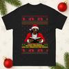 Funny Christmas Twas The Nizzle Rap Tshirt Hip Hop Santa Novelty Ugly Xmas Tee