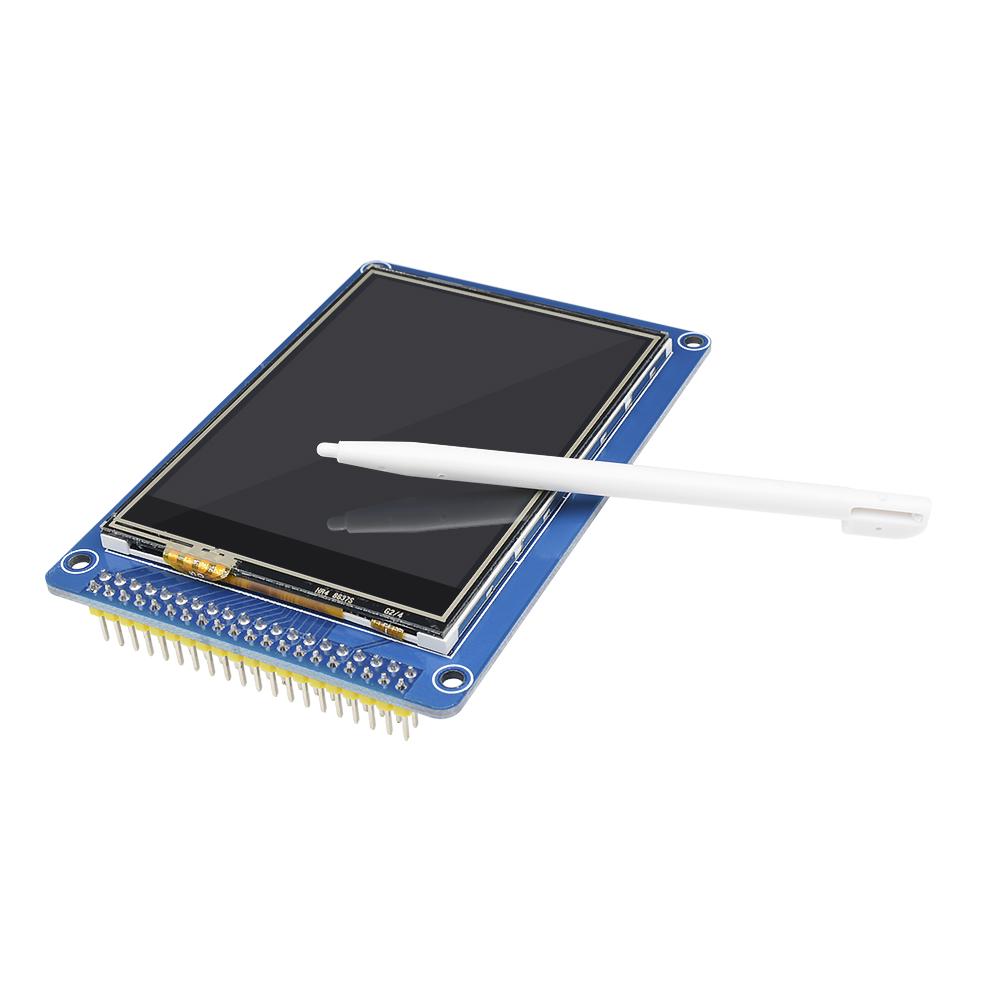 LCD Display Module 3.2 Inch TFT Color Screen with Touch ILI9341 320x240 Resolution Compatible with Development Boards