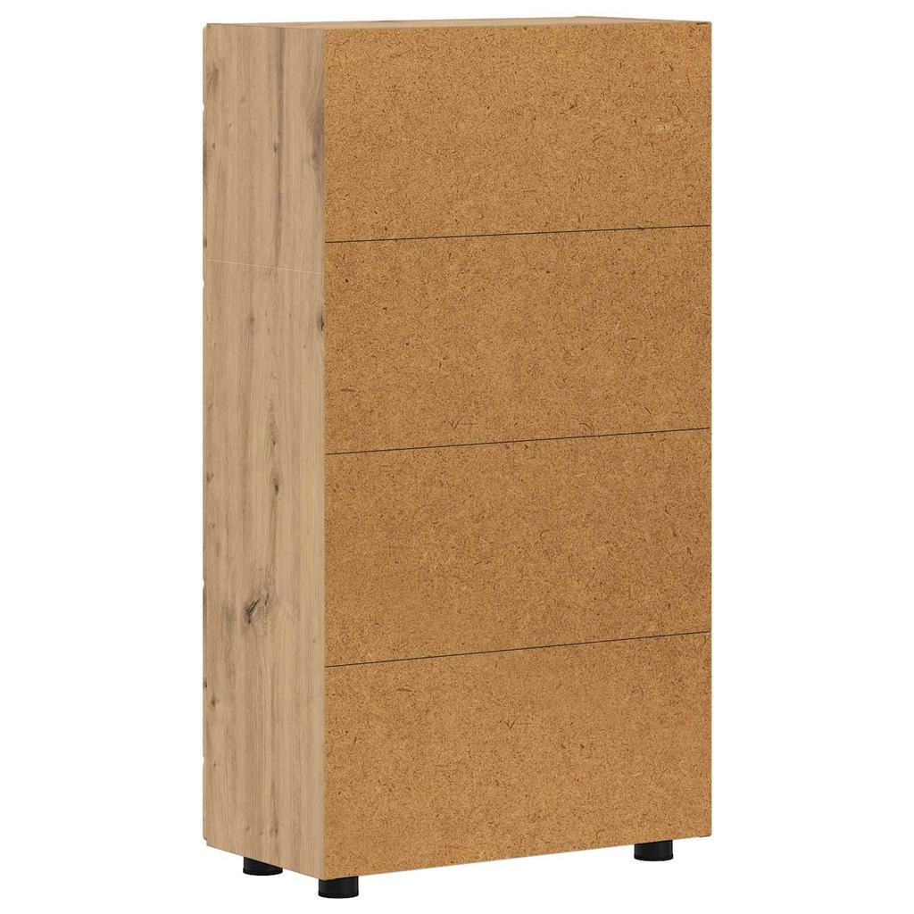 FLORIN Sideboard Artisan Oak 55.5 x 29 x 100 cm Engineered Wood