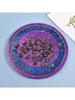 DIY Runes Symbol Crystal Epoxy Resin Mold Circle Divination Board Silicone Mould