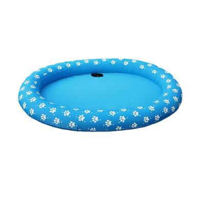 PVC Inflatable Pet Float: Cat & Dog Swimming Ring with Printed Logo - Available In 8 Colors