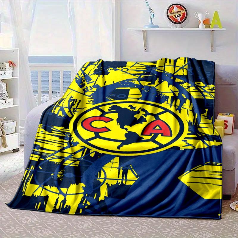 Club America Emblem Portable Blanket/Soft Blanket Bedding Blanket Suitable for Travel Camping Living Rooms Offices Sofas Fan Gifts