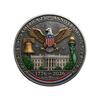 1/2Pcs America 250th Anniversary Souvenir Coin Carved United States History Collectible Coin US 250th Round Metal Keepsake Badge Patriotic Decoration