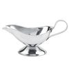 Stainless Steel Steak Pepper Sauce Boat Seasoning Container for Restaurant Kitchen(10oz)