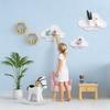 Cute Wall Shelves 3 Pieces Floating Storage Cloud-Shaped Aesthetic Room Decor Shelves For Kid's Room Nursery Kitchen Workplace