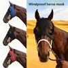 Horse Wind Resistant Eye Mask Tear Resistant Horse Eyewears Protective Eye Shield Block for Training And Shows