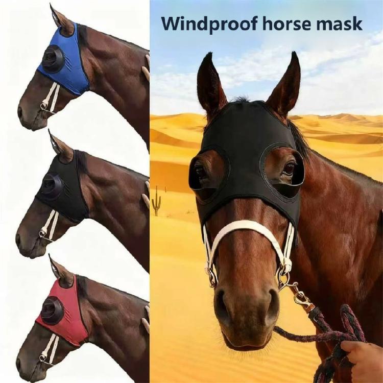 Horse Wind Resistant Eye Mask Tear Resistant Horse Eyewears Protective Eye Shield Block for Training And Shows