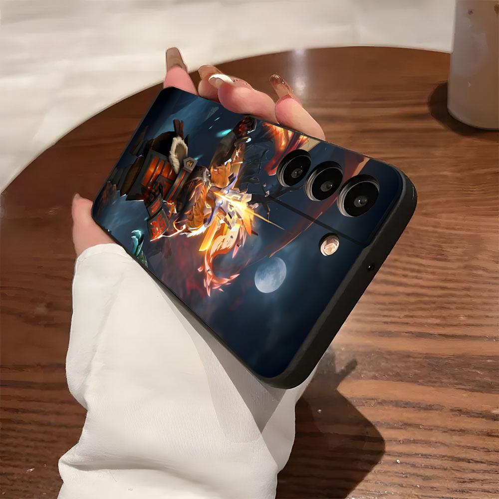 D-Dota 2 Cool Phone Case For Samsung S26 S25 S24 FE S23 S22 S21 Plus S20 Ultra Note20Ultra Black Soft Shell