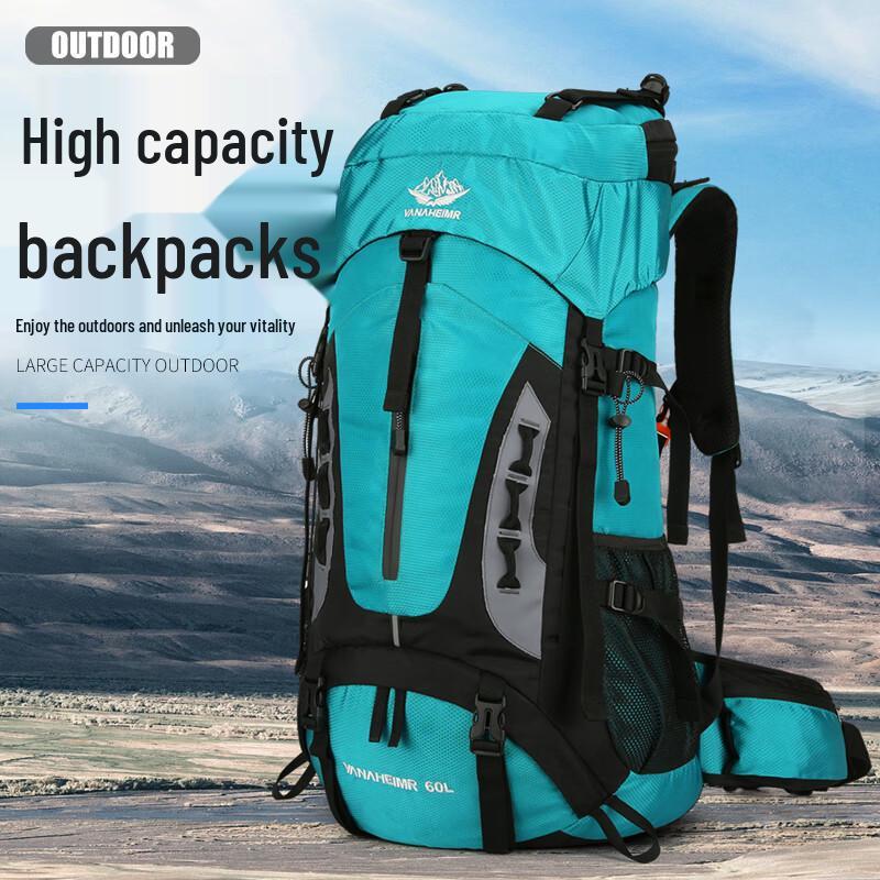 Warnerheim Large Capacity Outdoor Hiking Backpack 60L