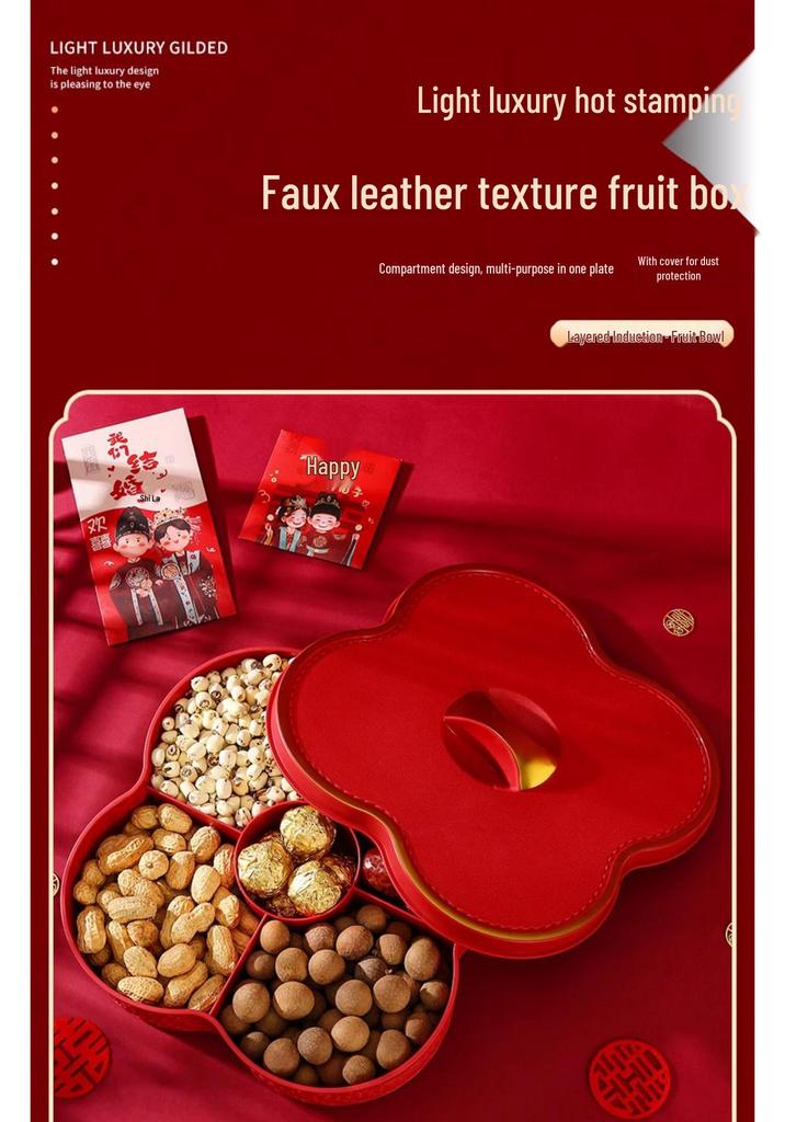 Elegant Ornament Set: Noble Child Birth & Wedding Decor - Fruit & Candy Dish