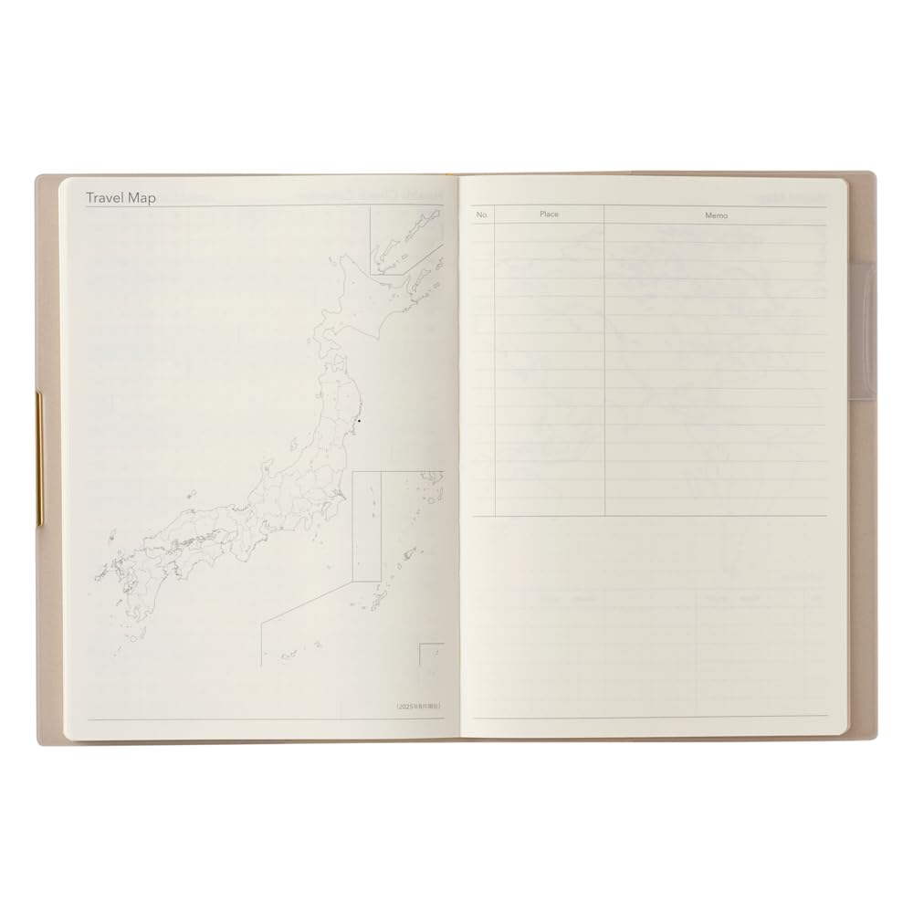 NOLTY April Ecri Plus 9863 Planner, 2026, Start, B6, Weekly, 2, Beige,