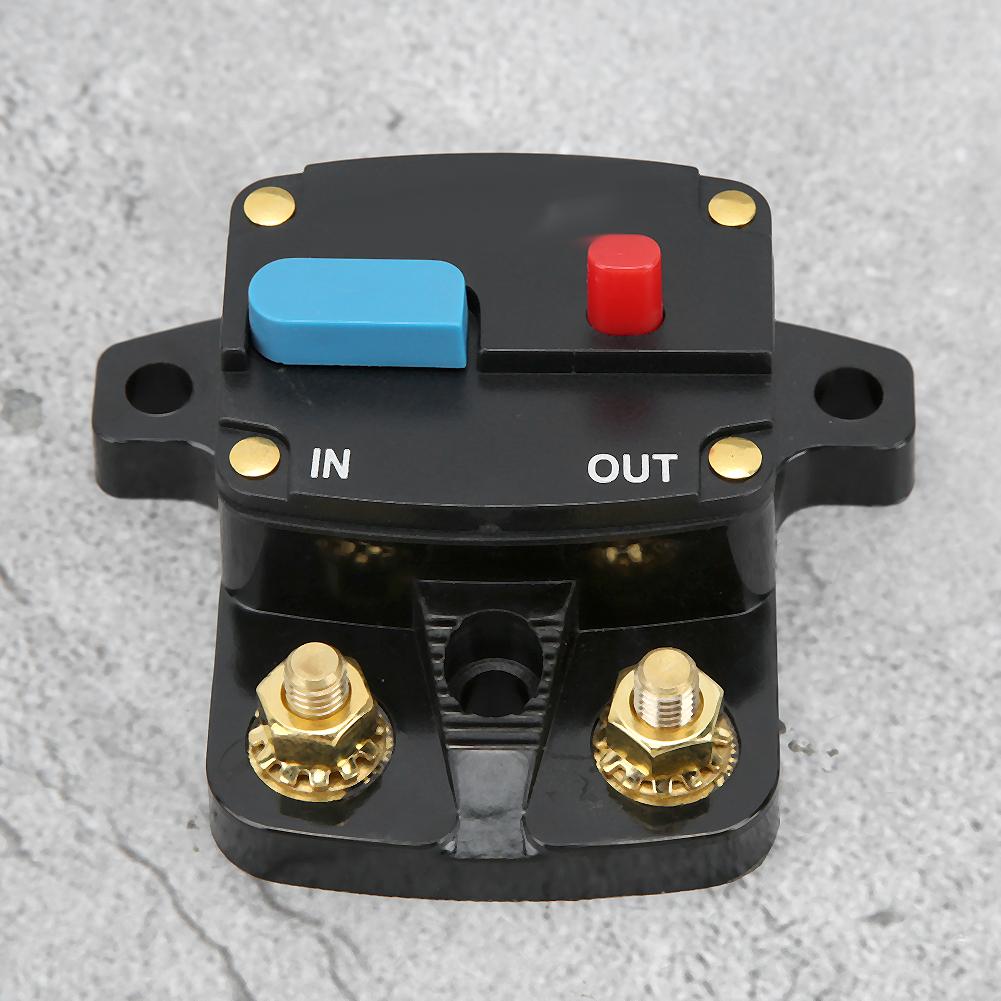 12V Automatic Resettable Circuit Breaker Recovery Fuse Reset Button for Car Audio 150A