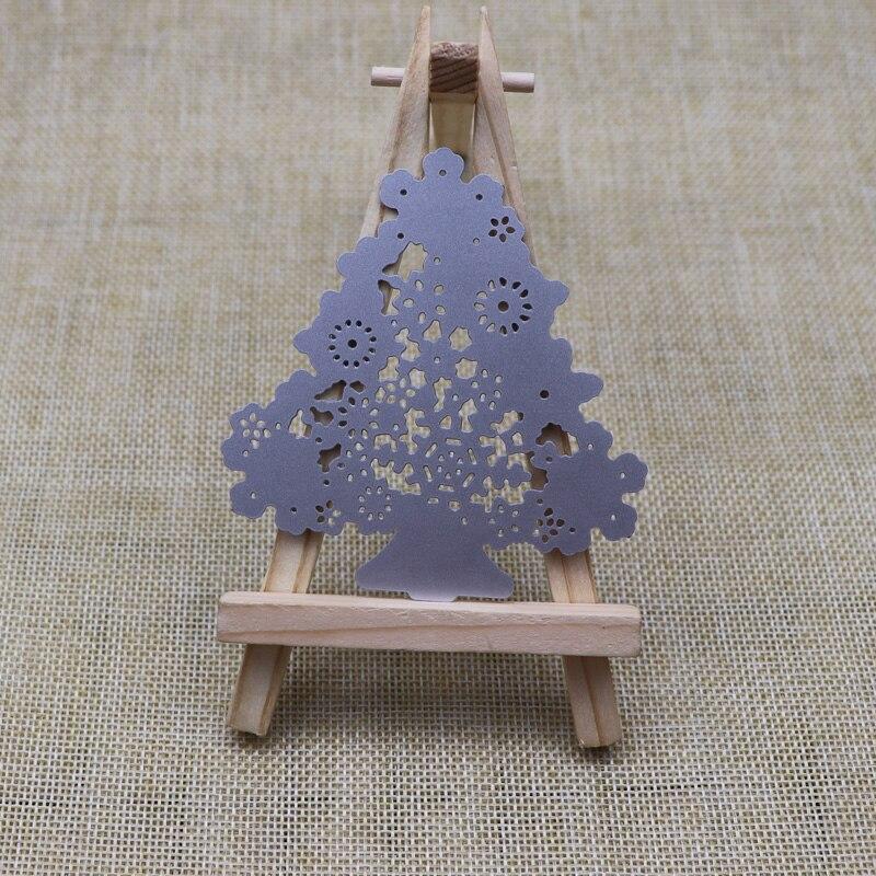 Christmas Snowflake Tree Stencil Metal Cutting Dies Practice Handson DIY Scrapbooking Album Craft