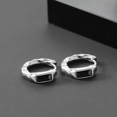 Korean Hip Hop Earrings Cool Hoop Earrings Men Personality Street Wear Minority Creative Ear Buckle Party Jewelry Accessories
