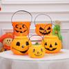 Children's Halloween Pumpkin Lantern Candy Basket - Trick-or-Treat Toy & Decoration