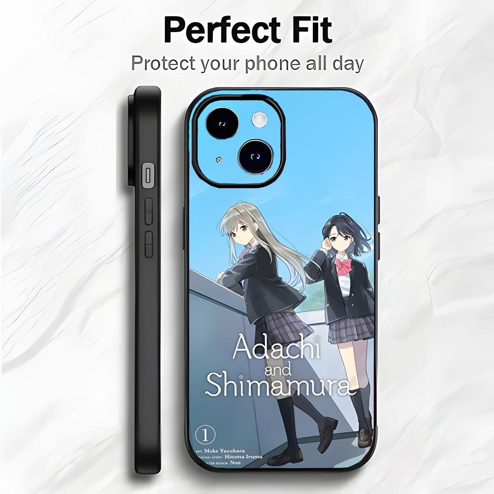 Sweet Yuri Anime A-Adachi and Shimamura Phone Case Phone Case Soft Packaging Lightweight For iPhone17 16 15 14 13ProMax