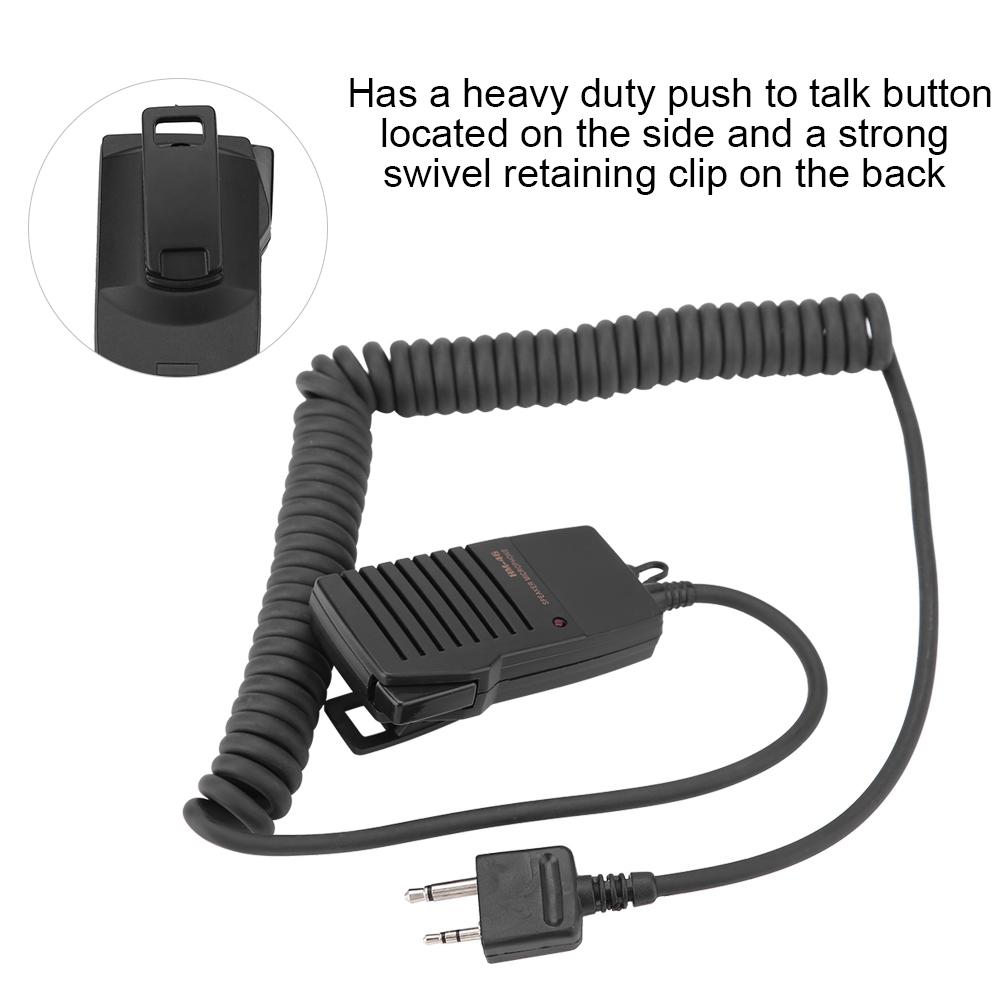 HM-46 Handheld Speaker Micphone for ICOM IC-V8 V82 V85 IC-T2H T8A 2AT E90 W32A Radios