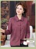 2026 Spring & Autumn Three-Quarter Sleeve Jacket for Middle-Aged and Elderly Women - Wide-Legged Lady's Top
