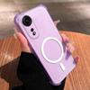 Hülle für OPPO Reno8 T 5G Niedliche Airbag-Ecken Pastell Matt Magnetische Hülle Semi-Stoßfeste Handyhülle