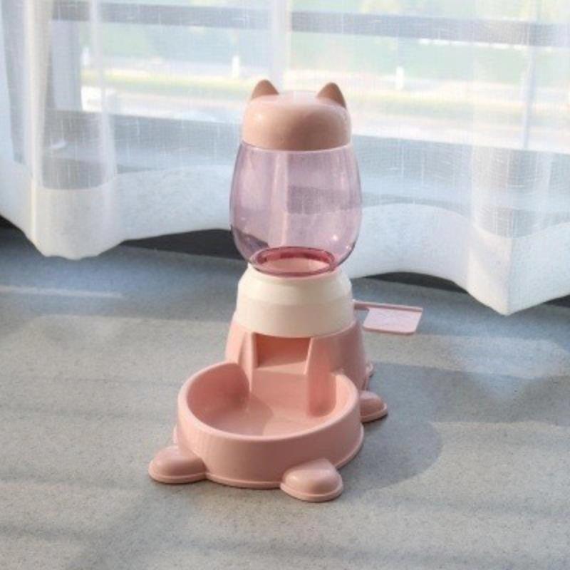 Dog Quantitative Feeding Push-type Feeder Puzzle Pet Large-capacity Automatic Feeder Cat Bowl Cat Bowl