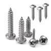 100/10Pcs Screws Pointed Self-Tapping Round Head Fastener Screw Hardware Fixing Maintenance Assembly Furniture Installation Tool