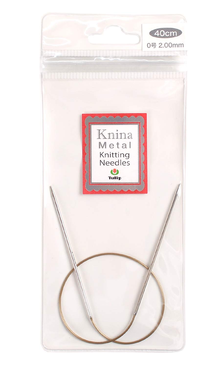 

Спицы круговые металлические Tulip Nina Размер 0, Спицы, 40 см, (KMJA-40200)