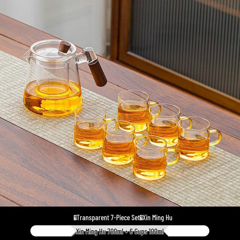 

Xinming Glass Tea Set with 6 Cups