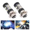 1 Pair H6/p15d 10smd 50w H6m Motorcycle Led Headlight Bulb 1000lm 6000k Dc12v-24v 360 Degrees