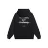 Li-Ning Wade Series Solid Color Letter Print Hoodie Long Sleeve Sweatshirt Unisex Tops Black AWDSC39-1