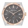 Mathey-Tissot Zeus Two Tone Stainless Steel Black Dial Quartz H118RS Men's Watch
