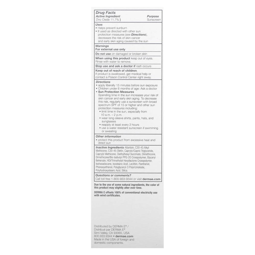 Derma E Scar Cream Sunscreen SPF 35, 43g (1.5oz)