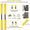 30 Feet Tree Pole Pruner, Durable Tree Trimmers Handle, Manual Branches Trimmer for Garden Tools Loppers Hand Pole Saws