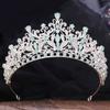 2026 European and American Crown Bride Luxury Diamond-encrusted Crystal Crown Photo Birthday Wedding Dress Wedding Accessories