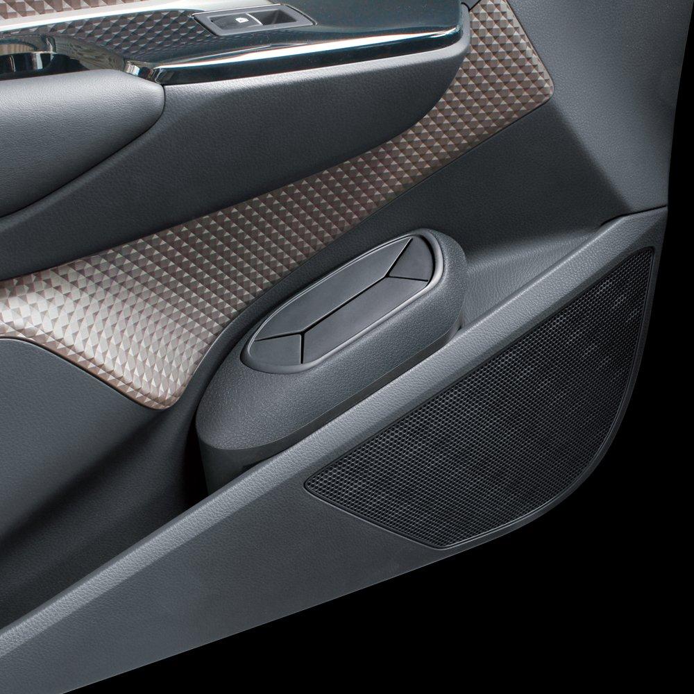 Tsuchiya Yac Vehicle-Specific Side Trash Can SY-C4 Passenger Side 2.7 Gallons Black for Toyota C-HR