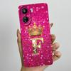 For Xiaomi Redmi 13C 4G Phone Case 13C Crown Initial Letter Silicone Soft Back Cover For Redmi 13C 13 C 4G Poco C65 Coque Capa