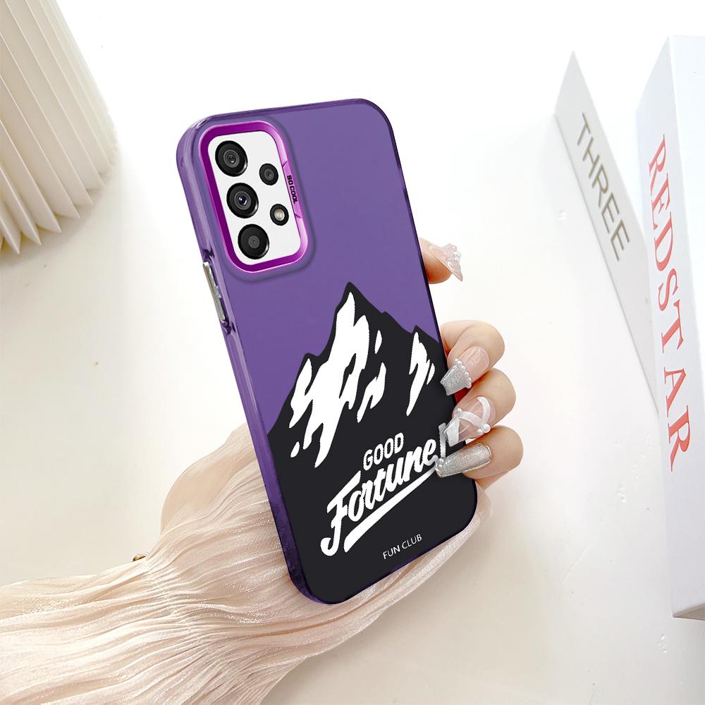 

Барвистий двосторонній сріблястий чохол із намальованим візерунком, стійкий до ударів, стійкий до падіння для телефону Samsung Samsung F23 5G