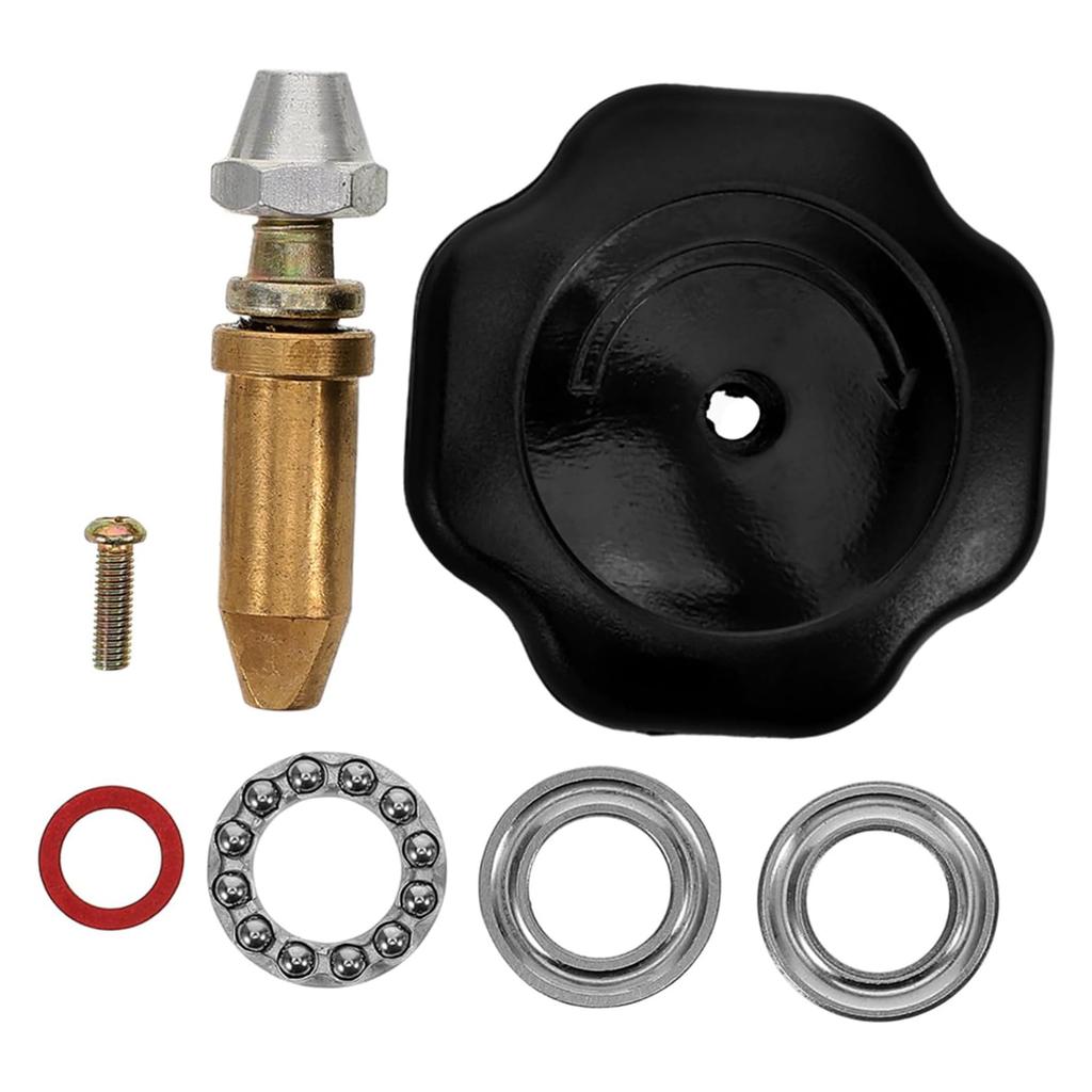 Explosion Proof Pressure Cooker Valves Set Plastic Knobs and Copper Fittings Pressure Cooker Accessories for 18-24cm Lid