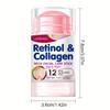 Bâton de Soin Visage et Cou Rétinol & Collagène - 12% Acide Hyaluronique, Raffermissant & Hydratant, Stimule la Vitalité de la Peau, Sans Alcool, pour le Cou au Visage